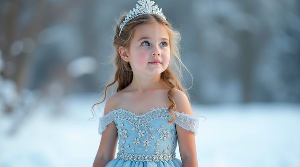 Découvrez la robe reine des neiges idéale pour votre enfant